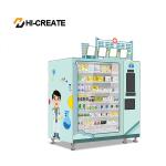 Self-help vending machine touch screen spiral tray cooling system intelligent