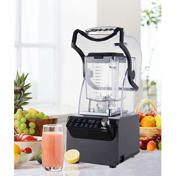 Commercial Smoothie Blender 65DB Low Noise Ice Crushing Kitchen Slushie Blender