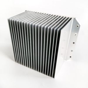Efficient Aluminum Extruded Heat Sink -40 To 85°C For Heat Dissipation Silver