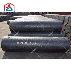 Dia 75mm-700mm L1800-2700mm UHP HP RP graphite electrode With 4tpi 4tpil Nipple