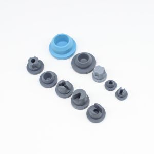 China OEM ODM 13mm Bromobutyl Rubber Stopper For Injection Vial ISO13458 on sale