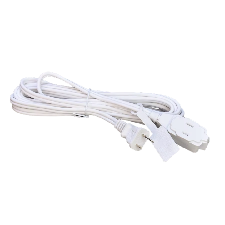 25FT Length Customization Power Cords Extension Cords With Waterproof ETL Standard In Brown Plug Socket for Laptops