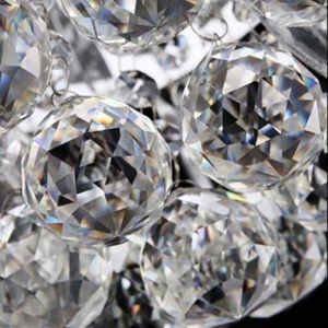 Modern crystal chandelier Amber Clear Glass Ball Chandelier(WH-CA-91)