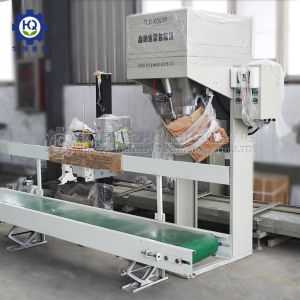Semi Automatic Powder Granules Fertilizer Weighing Packing Machine