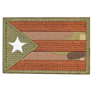 Custom Military Embroidered Badges / Twill Fabric Velcro Hat Patches