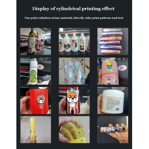 Inkjet Board I3200 Flatbed UV Printer System For Printing Ylindrical Wine Bottle