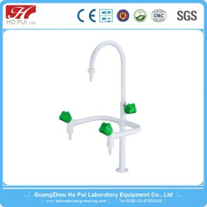 Solid Stainless Steel Lab Furniture Brass Lab Faucet Knob Handle 360° Swing