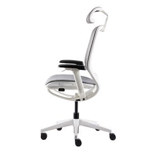 Upholstery Mid Back Mesh Ergonomic Computer Chair 4D Paddle Shift