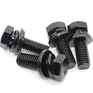 Assorted M4-M12 Grade 8.8/10.9/12.9 Hex Bolts with Spring Lock Plain Washer
