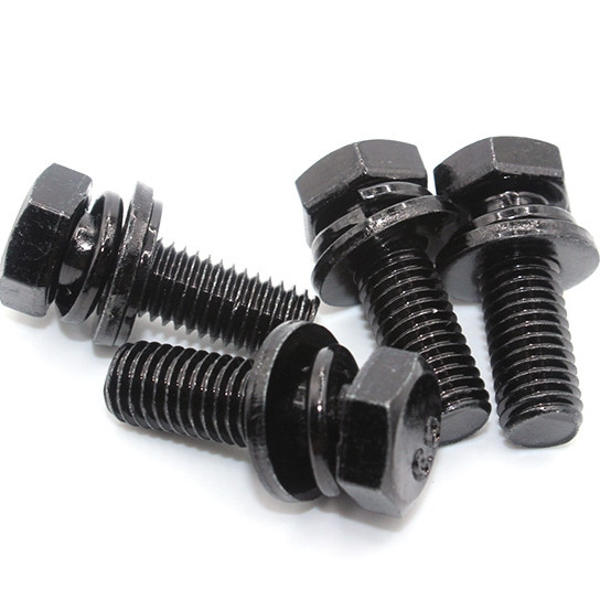 Assorted M4-M12 Grade 8.8/10.9/12.9 Hex Bolts with Spring Lock Plain Washer