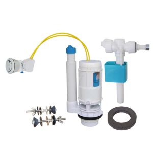 Cheap Toilet Fitting Parts Cable Control Dual Flush Valve Side Entry Fill Valve From Xiamen China for sale