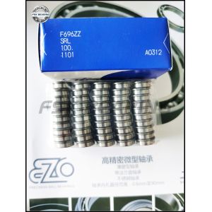 EZO F697ZZ Flange Deep Groove Ball Bearing 7*17*5mm for Machine Tool Spindle