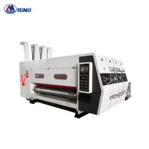 RINO Carton Box Flexo Printing Machine With Die Cutter