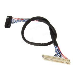 Customized Shielding Copper Conductor LVDS Cable for JAE-FIX-30HL to Dupont 2.0