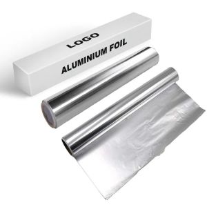 Customized Length Silver Foil Paper Aluminum Foil Roll Product Super Soft