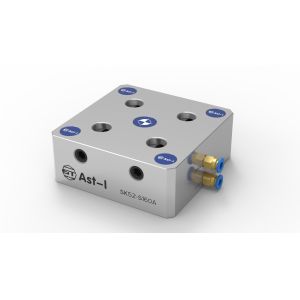 CNC Clamping Pneumatic Air Vise Pneumatic Fixtures For 3/4/5 Axis CNC Equipment