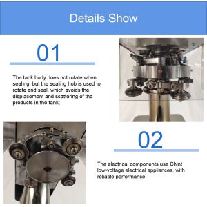 Canned Sardine And Tuna Sealer Fish Cans Sealing Machine Seaming Canned Machine