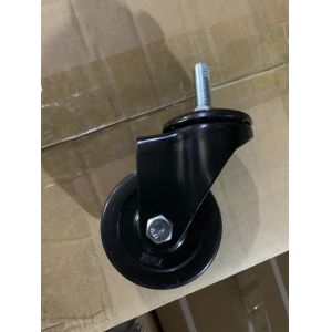 Replaceable Rolling Industrial Casters Threads 1-4 Inches Wide Heights 2-12