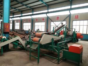 China XKP560 Rubber Tyre Shredder Rubber Powder Production Line Blue Green on sale