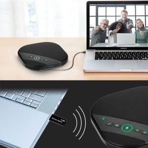 FCC CE 3.5mm Conference Table Speakerphone USB Omnidirectional