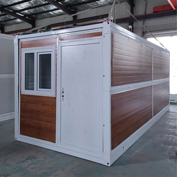 Quality Durable Folding Container House With Bending Steel Plate And Glass Wool Sandwich Panels For Strong And Insulated Walls wholesale