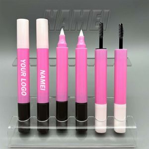 Customizable ABS Plastic Mascara Tube with Rubber Inner Seal