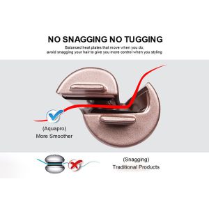 Aluminum OEM 2 In One Straightener And Curler CE ROHS Certification