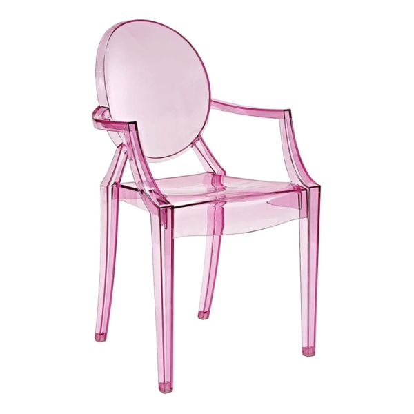 Quality Pink Acrylic Ghost Chiavari Chair Stackable Modern Hotel Furniture wholesale