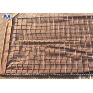 Geotextile Lined HDP Galvanized earth - filled HESCO Barrier for Military