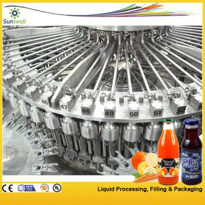 PET / Plastic Bottle Juice Filling Machine , Automatic Rotary Juice Filling