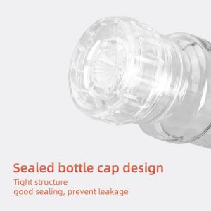 Food Grade Shaker Plastic Spice Bottles 350ml 500ml PET Spice Jars