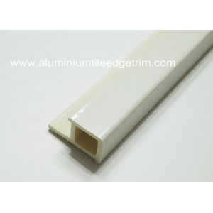 Square Edge White Tile Corner Trim , Floor Edge Trim Protective Profiles
