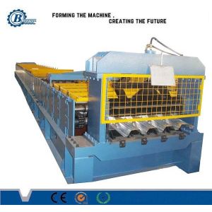 China 7.5kw Floor Deck Sheet Forming Machine 0.3-0.8mm Thickness 4kw Hydraulic Power on sale