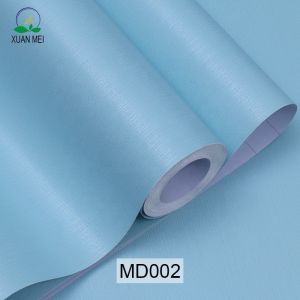 Anti-Static Function Solid Color Vinyl Wallpaper for Easy DIY Installation and