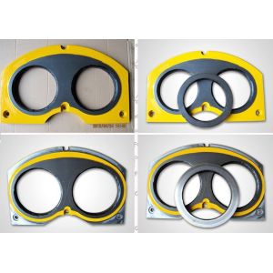 CIFA ZOOMLION Concrete Pump Parts Spectacle Wear Plate DN230 001690201A0000004