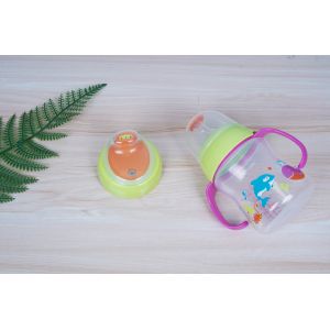 2 In 1 Nipple Suction BPA Free 6 Month 6 Ounce Baby Sippy Cup