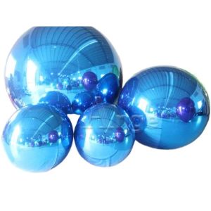Party Inflatable Advertising Balloons Round Inflatable Mirror Balloon Silver