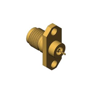 China 50Ohm Millimeter Wave Connector Female Socket Straight 2.92mm RF Connector on sale