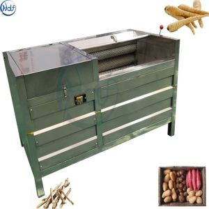 High Output Commercial Potato Peeler , Roofy Vegetable Ginger Turmeric Peeling