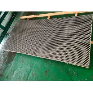 2B Finish 304 Perforated Stainless Steel Sheet Metal Partition Customized
