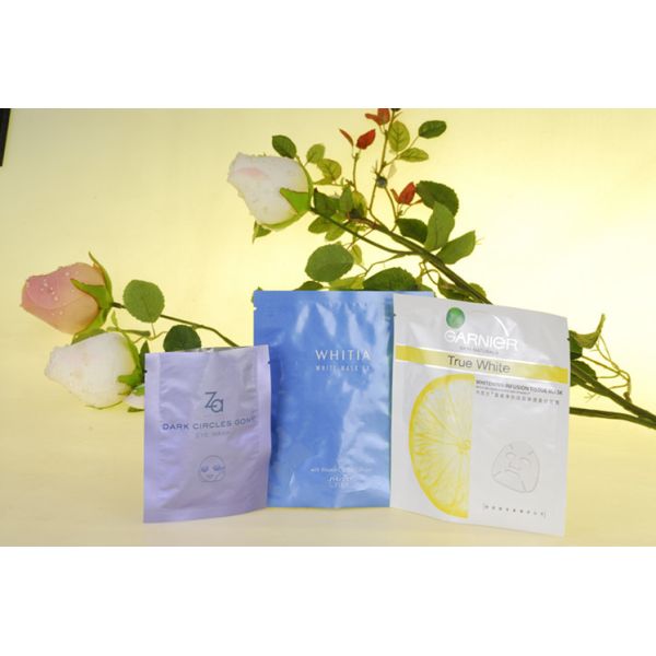 Multi-layer Laminate Colored Cosmetic Packaging Bag Delicate Printing for Facial