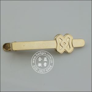 Cheap Tie clip badge gold stamping process tie clip ld06 for sale