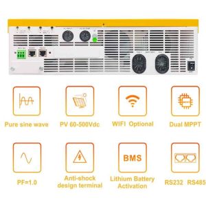 8.5KW 48V On/MPPT Off Grid Inverter 11KW Solar Inverter Hybrid 14kg Pure Sine