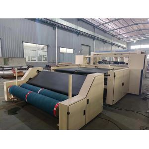 Piece cutting and rolling dual position winding machine giving versatility