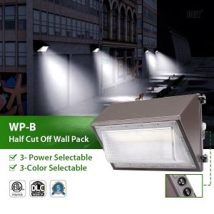 Color temperature sensing LED wall light 42-130W wide voltage IP65 waterproof