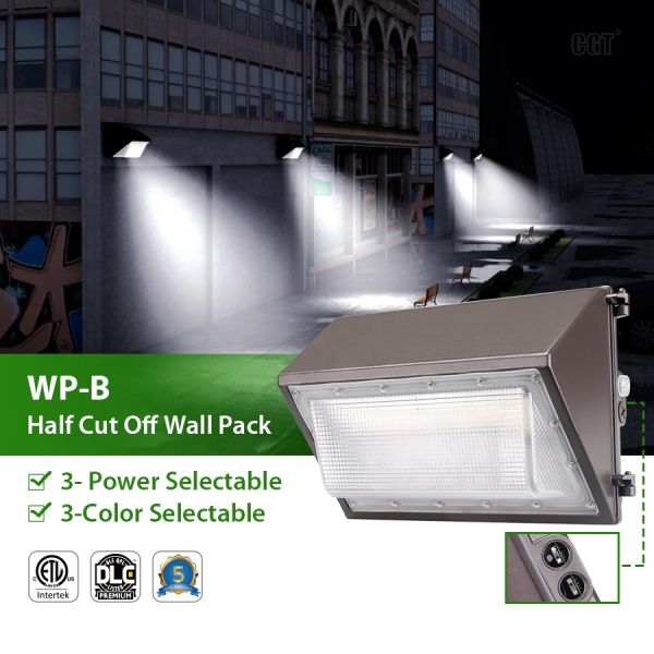 Color temperature sensing LED wall light 42-130W wide voltage IP65 waterproof