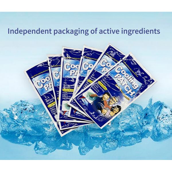2025 New Product Customized Cooling Gel Patch for Cooling Fever Patch for Kids One Piece Per Bag, Three Bags Per Box