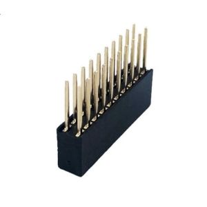 DIP Single Double Rows Au Flash 2.54mm Pitch Female PCB Connector PC104 PA6T