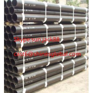 Cheap ASTM A888 Hubless Cast Iron Sewer Pipe/CISPI301 No-Hub Cast Iron Soil Pipe for sale