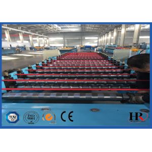 Roofing / Wall Panel Sheet Metal Roll Forming Machines With Upright Columns